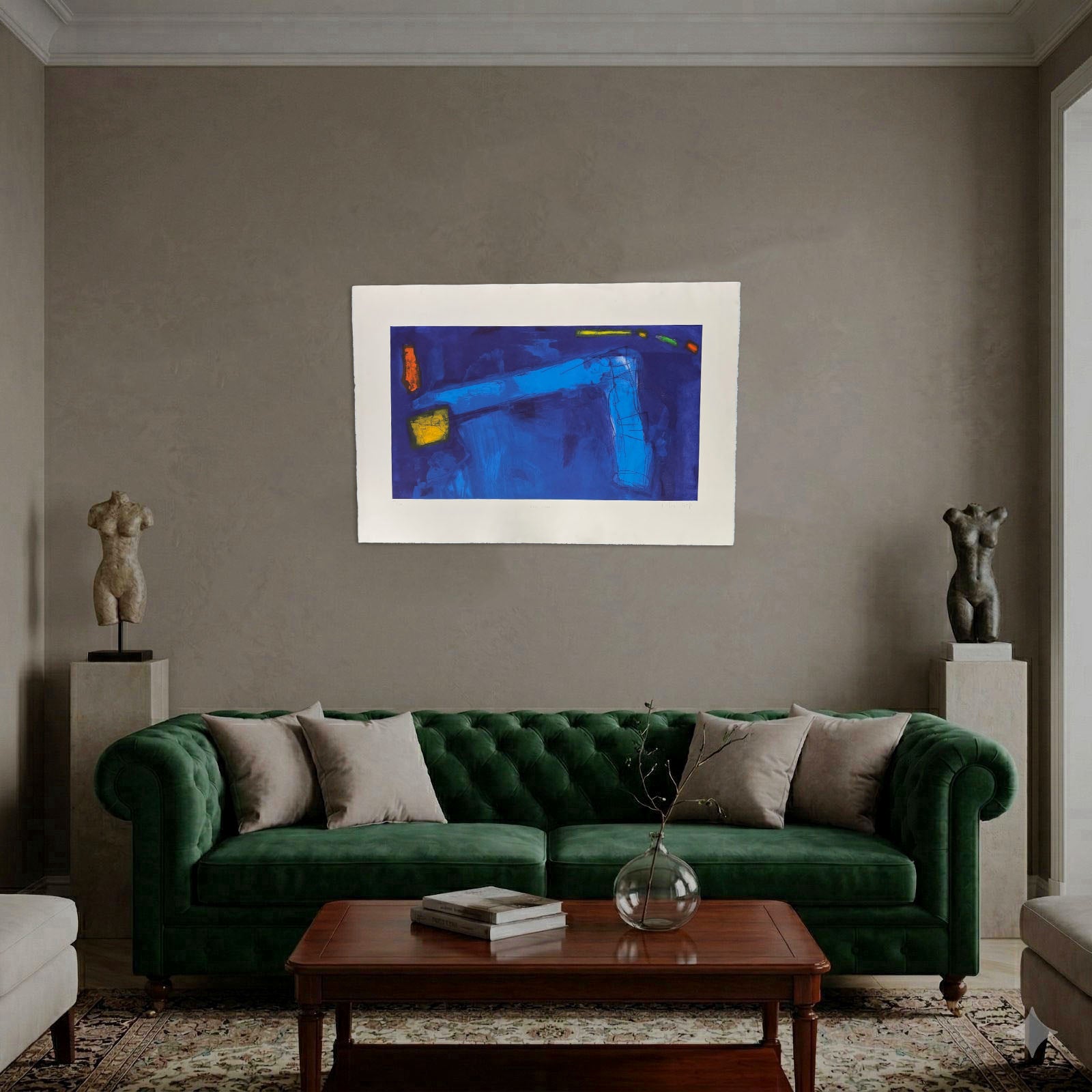 Joaquín Capa Eiriz "Blue Angle" 1999 Limited Signed Fine Wall Art Print
