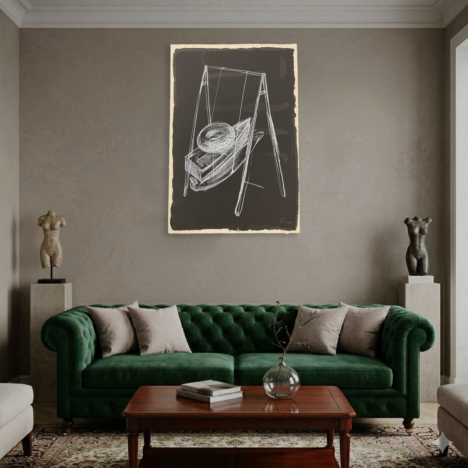 KCHO Serie Ideas En Conficto III Signed Limited Fine Wall Art Print 112 x 76 cm