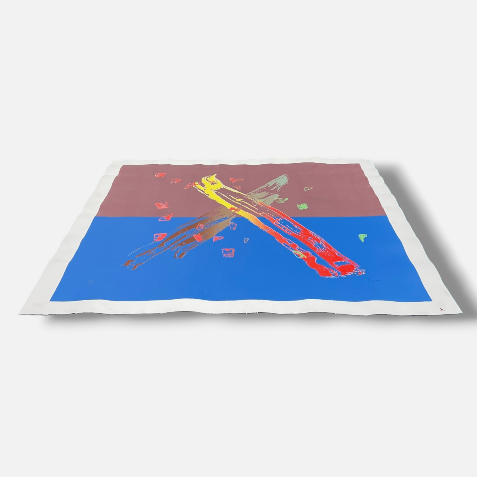 José Manuel Broto Gimeno "Heraldo II" Limited Signed Wall Art | 80 x 80 cm