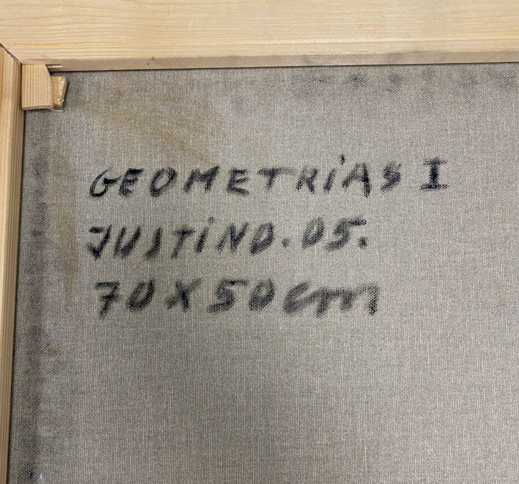 Justino Alves "Geometrias I" Fine Wall Art | 19.5 x 27.5"