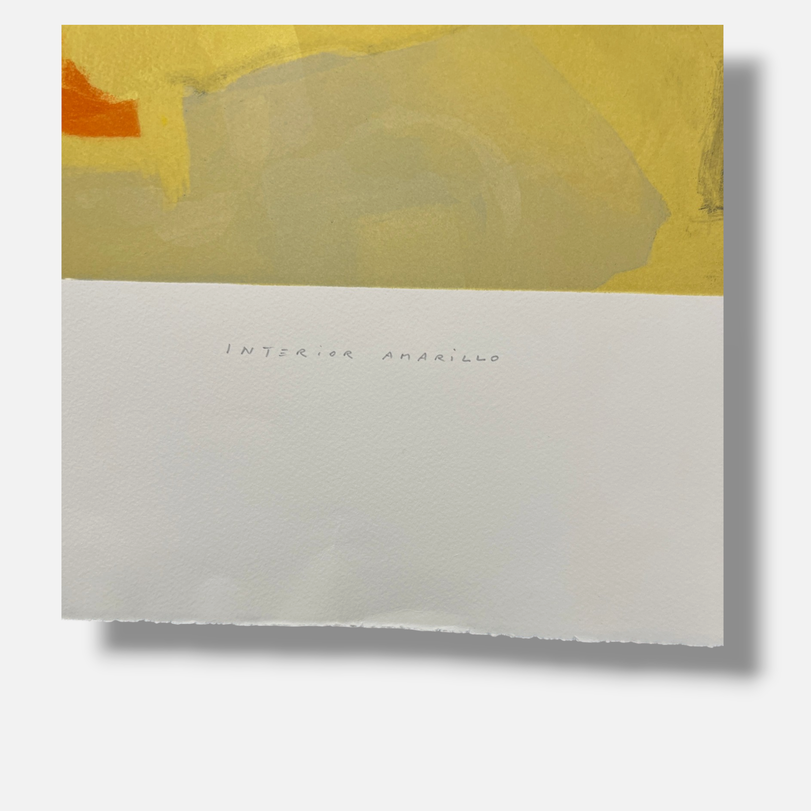 Joaquín Capa Eiriz "Interior Amarillo" Limited Signed Fine Wall Art Print