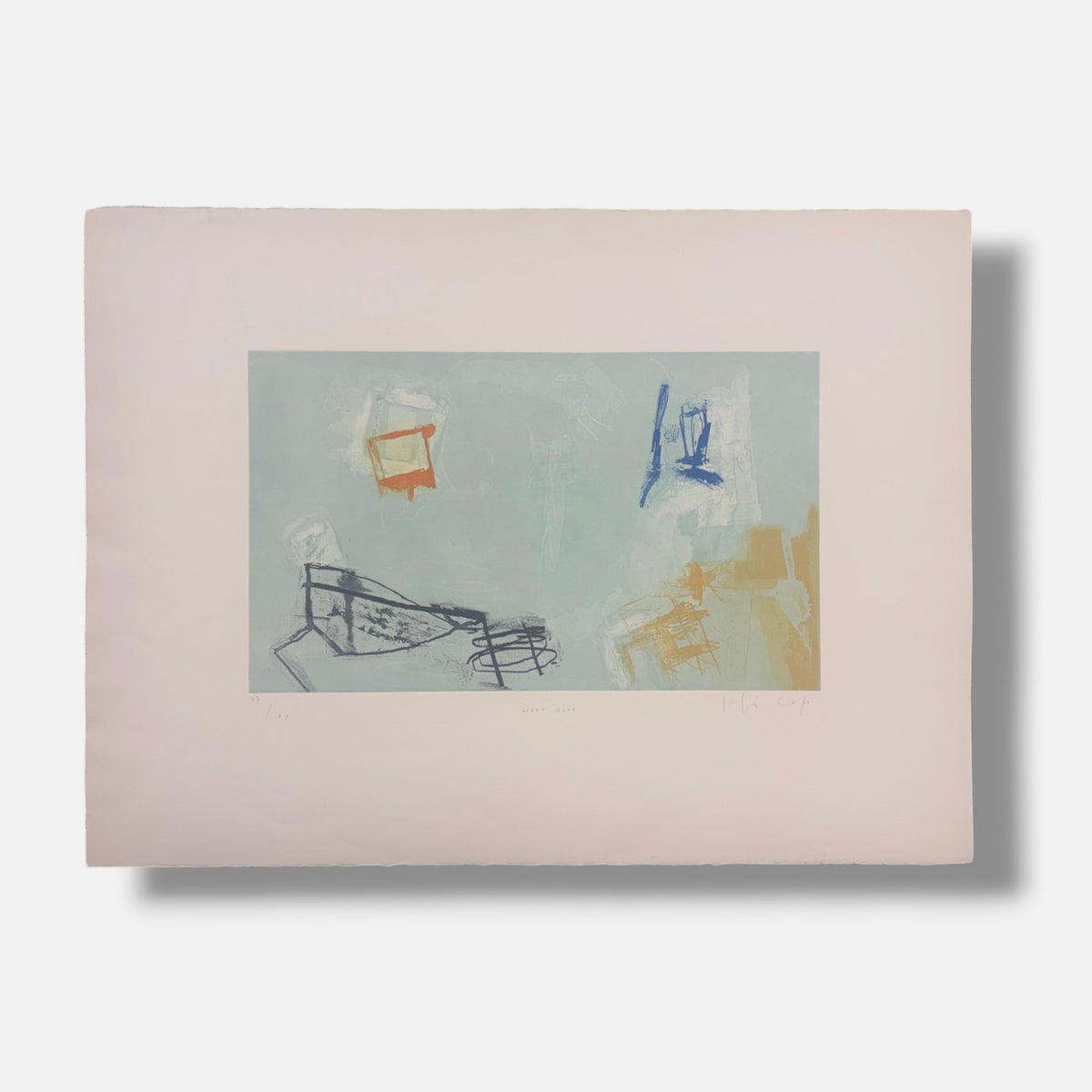 Joaquín Capa Eiriz "Light Blue" /65 Limited Signed Fine Wall Art Print 56Lx76Wcm