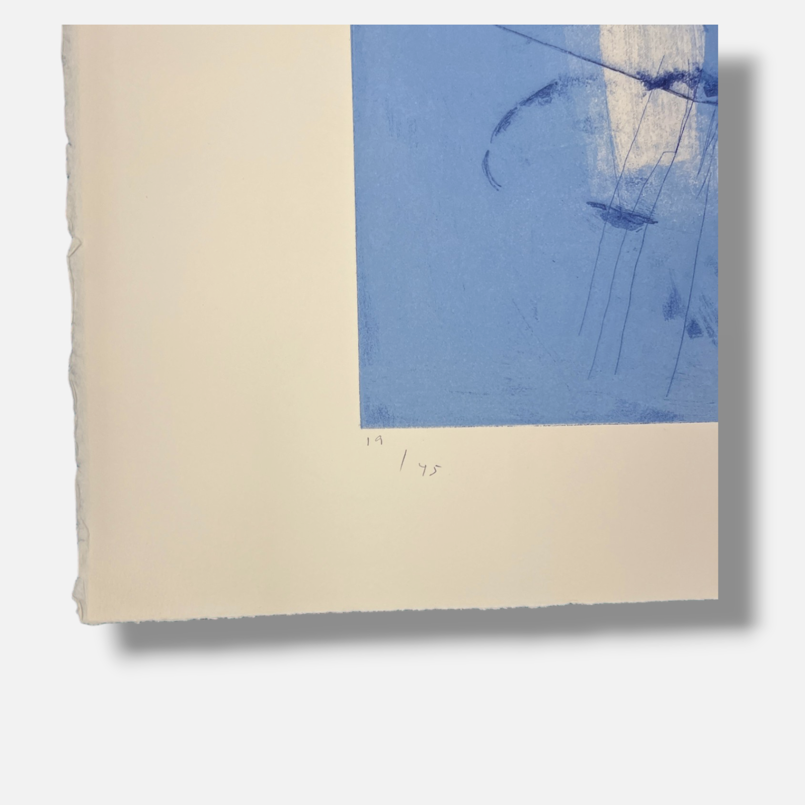 Joaquín Capa Eiriz "Three Blues" 1999 Limited Signed Fine Wall Art Print