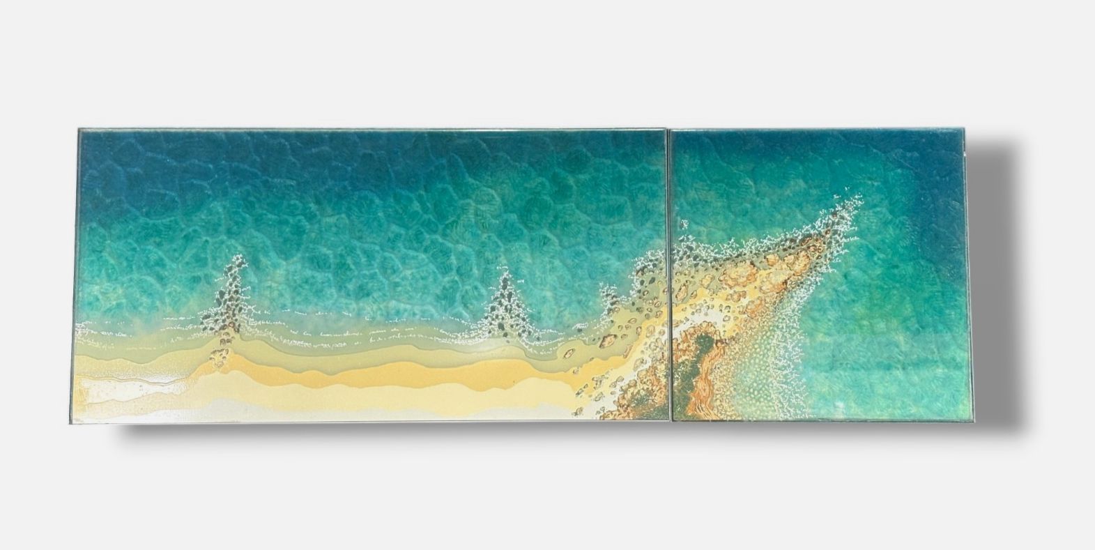 Henry Ramirez "Meu mar de dua-vidas" 2003 Limited Framed Fine Wall Art 40x180 cm