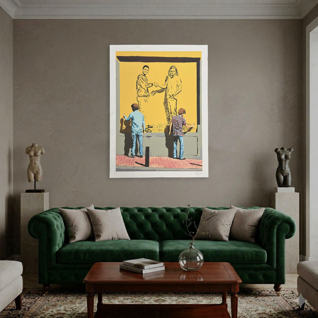 Martín & Sicilia "Graffiti" P.E. Limited Signed Fine Wall Art Print, 110 x 75 cm