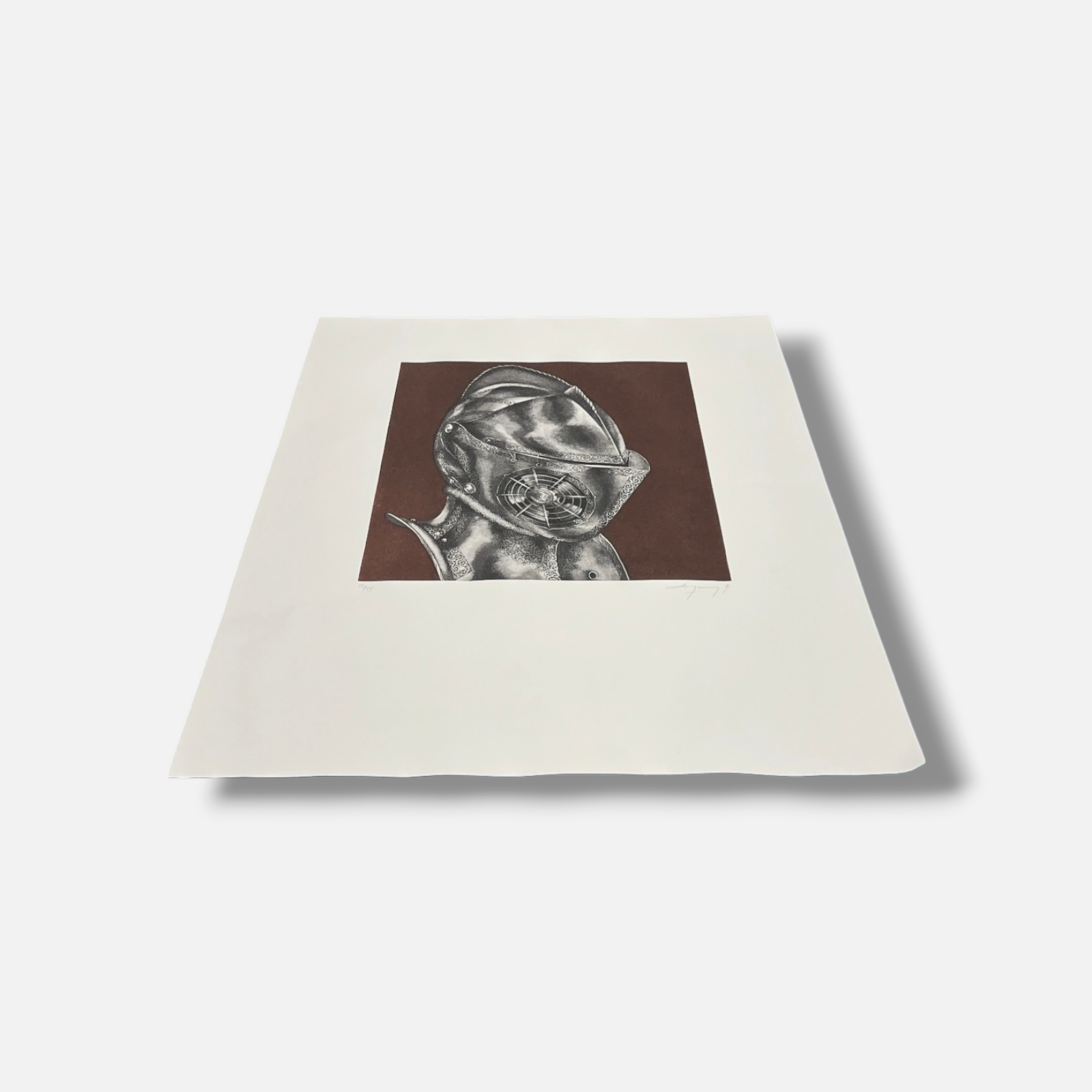 Henry Ramírez Ayala "Cascos 1" 2005 Limited Fine Wall Art | 65 x 50