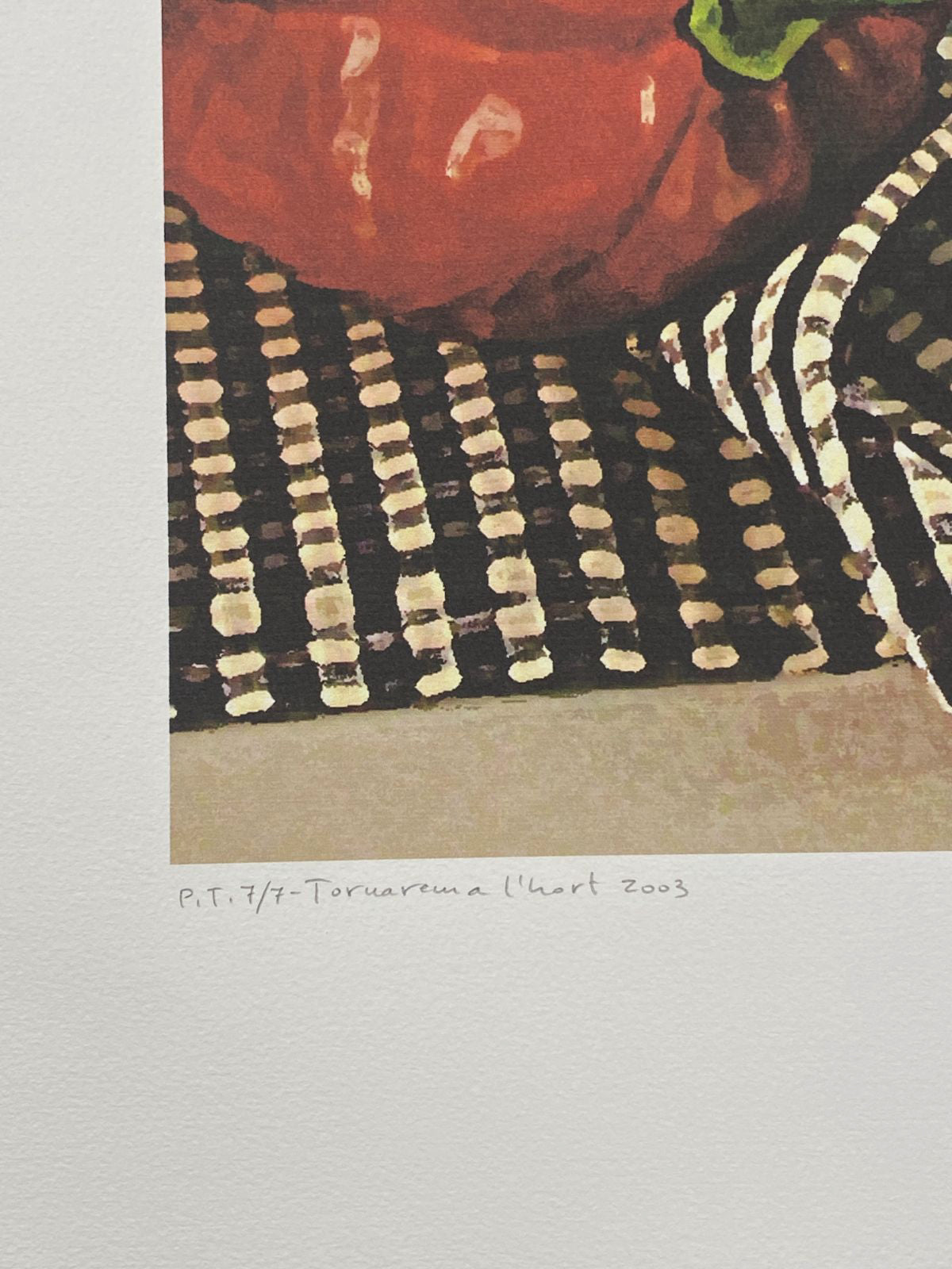 Antoni Miró Bravo "Tornarem a l' hort" P.T. Limited Signed Wall Art 75L x 55W cm