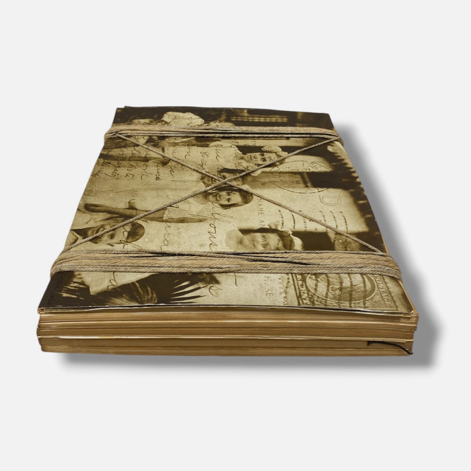 José Manuel Fors "Atados de memoria "C" 2004 Book Collage Fine Art