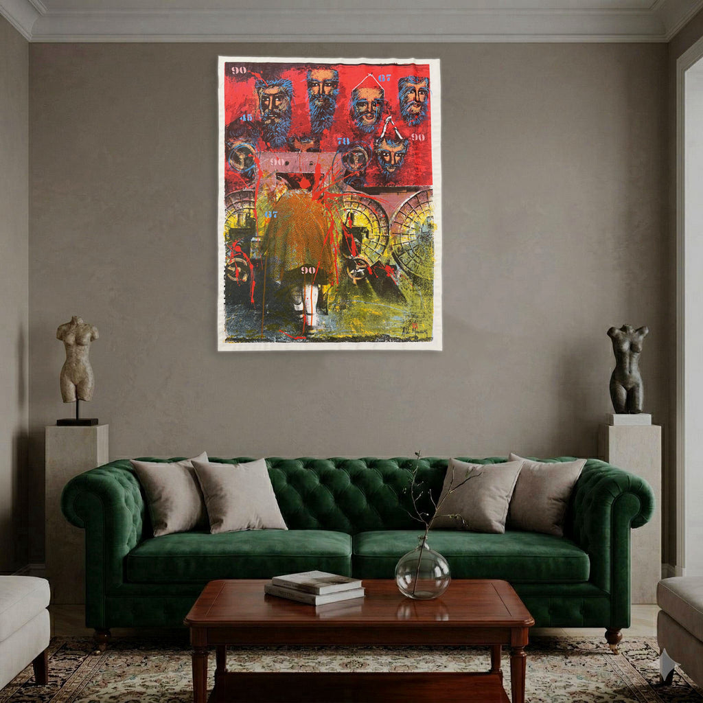 Aldo Menendez "Compro Cabezas y Le Cogio Miedo" Limited Signed Fine Wall Art