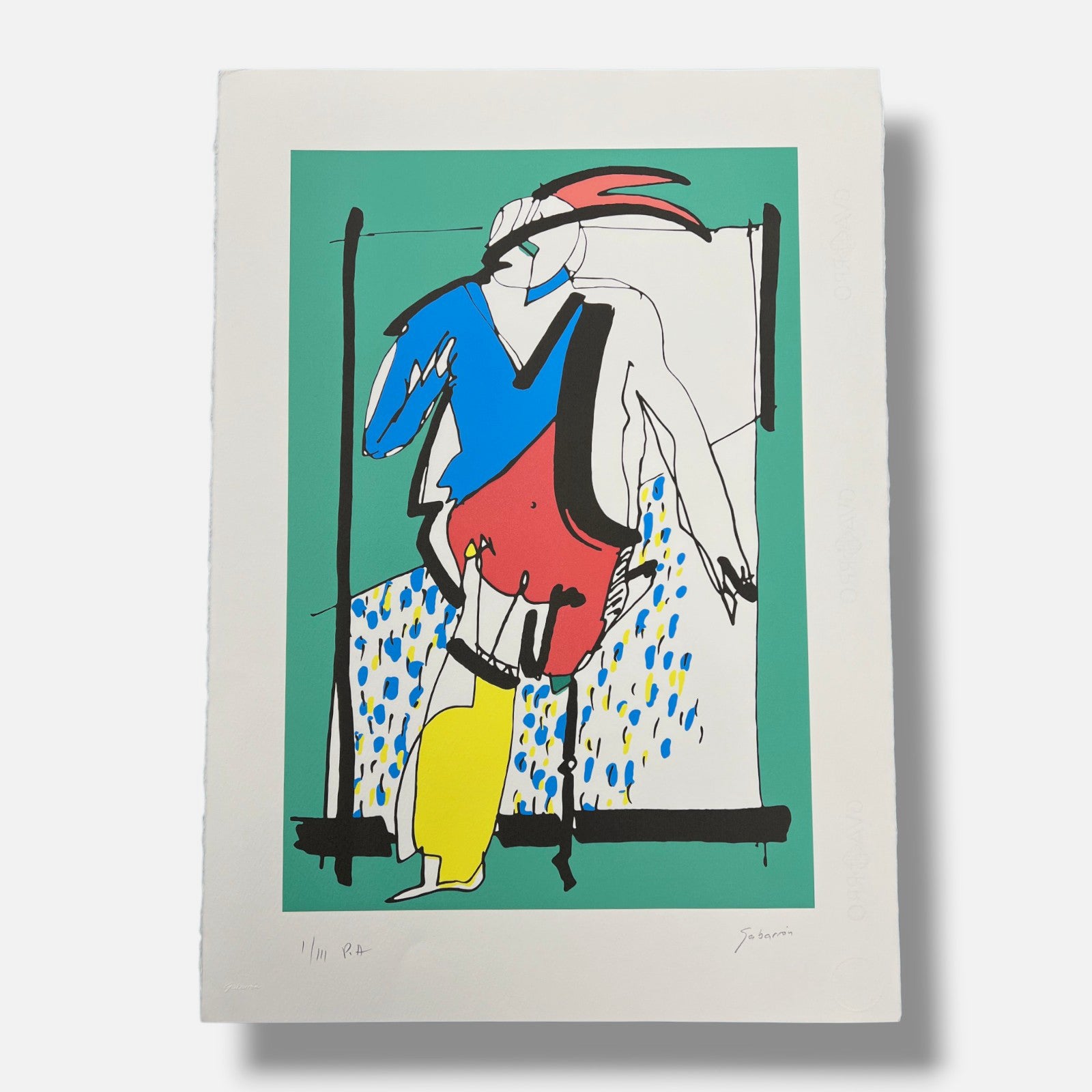 Cristóbal Gabarrón Betegón "Colección Print" P.A. Limited Signed Wall Art Set