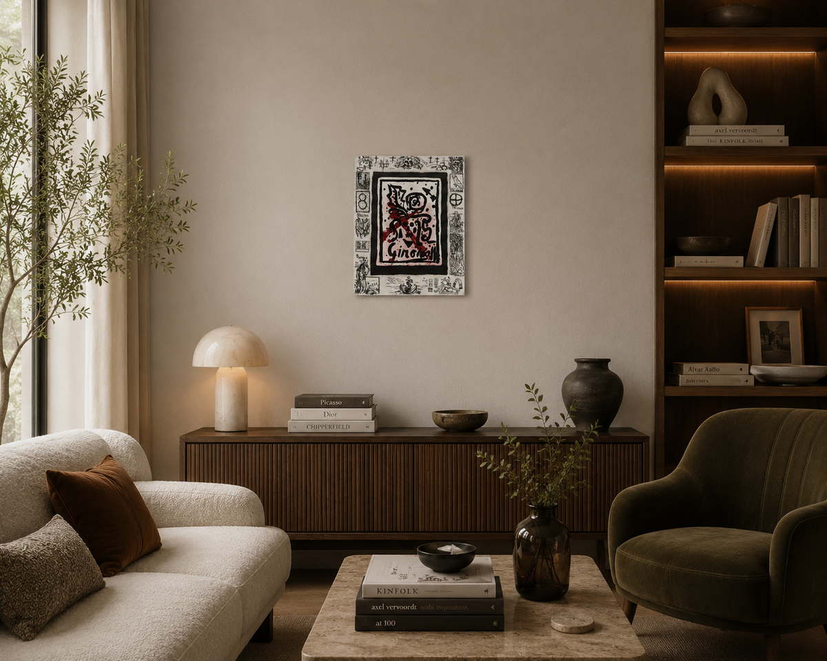 Alberto Gironella "Méjico Mágico V" P.A. Limited Signed Fine Wall Art 64Lx49W cm