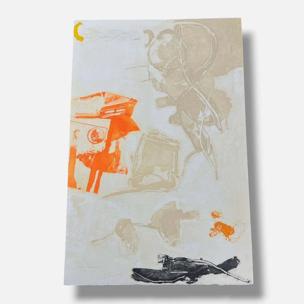 Joaquín Capa Eiriz "Ocre-Naranja" 2004 Limited Signed Fine Wall Art Print