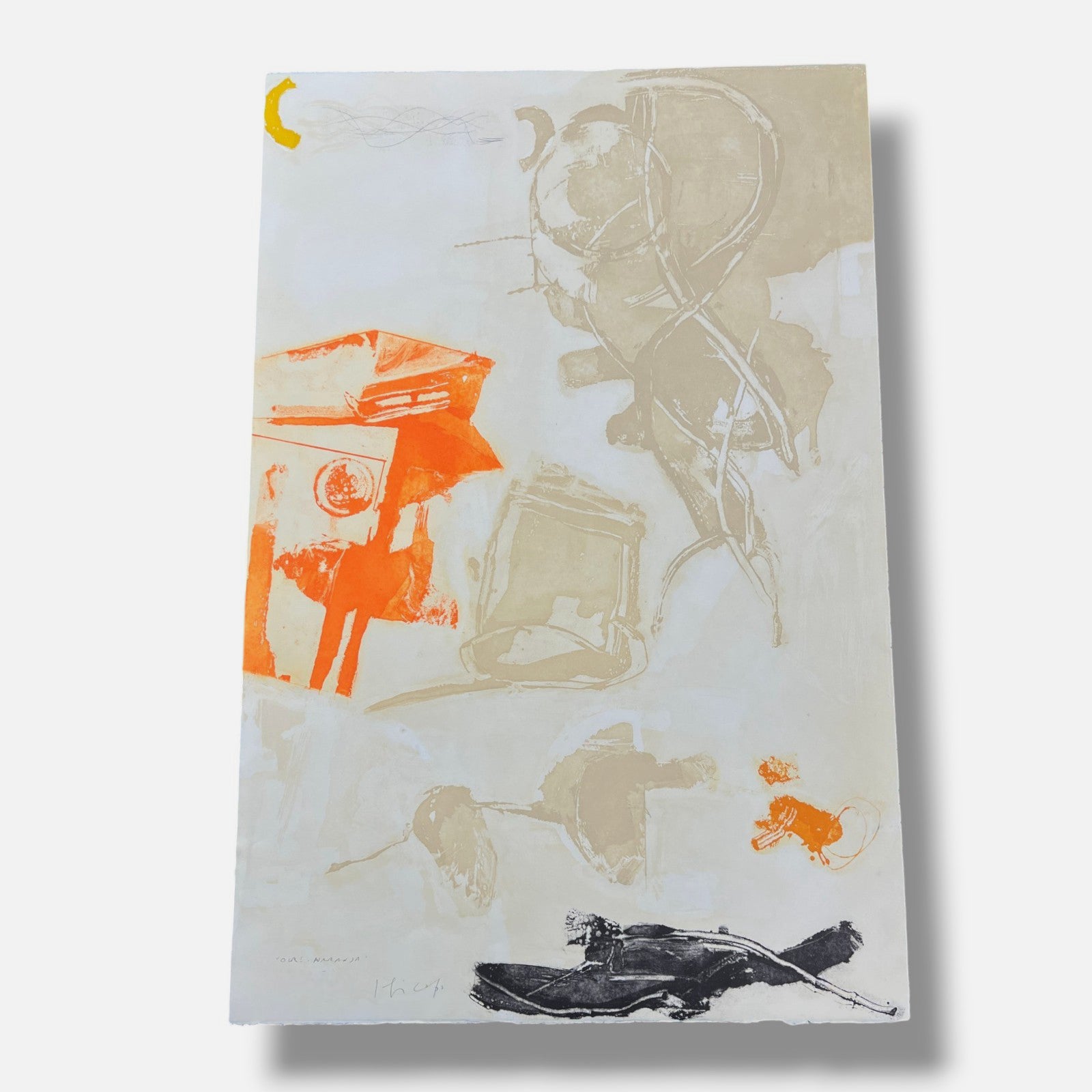 Joaquín Capa Eiriz "Ocre-Naranja" 2004 Limited Signed Fine Wall Art Print