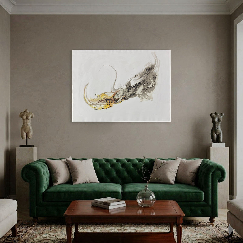 Luis Moro "Elemento Liquidio" 2003 Limited Signed Wall Art Print |100x73 cm