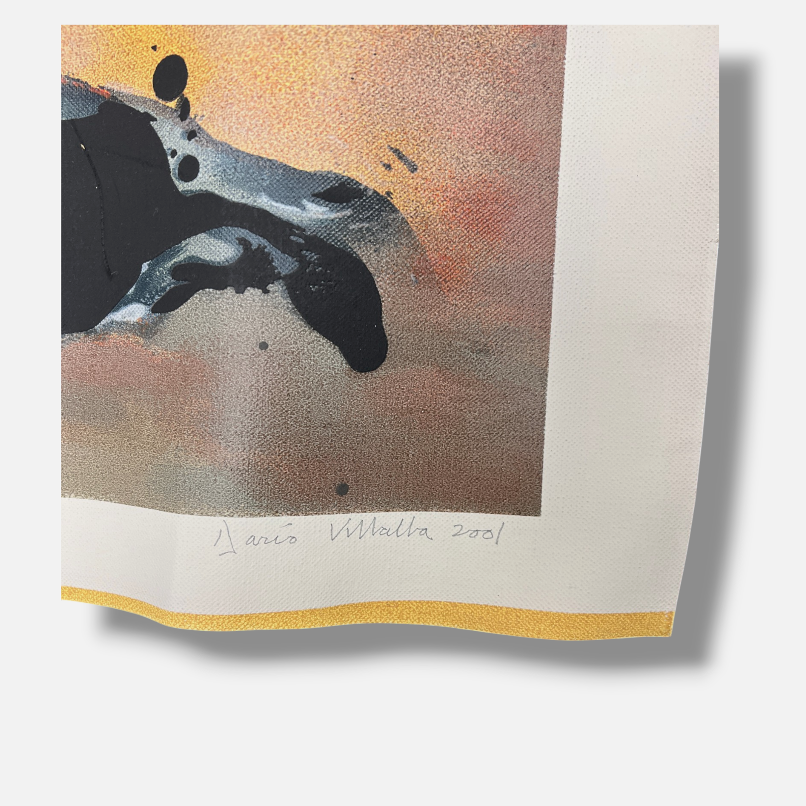 Darío Villalba "Sin Titulo" 2001 Limited Signed Fine Wall Art | 106 x 76 cm