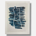 Agustín Ibarrola "Figura" 2001 Unframed Limited Signed Wall Art | 72 x 100 cm