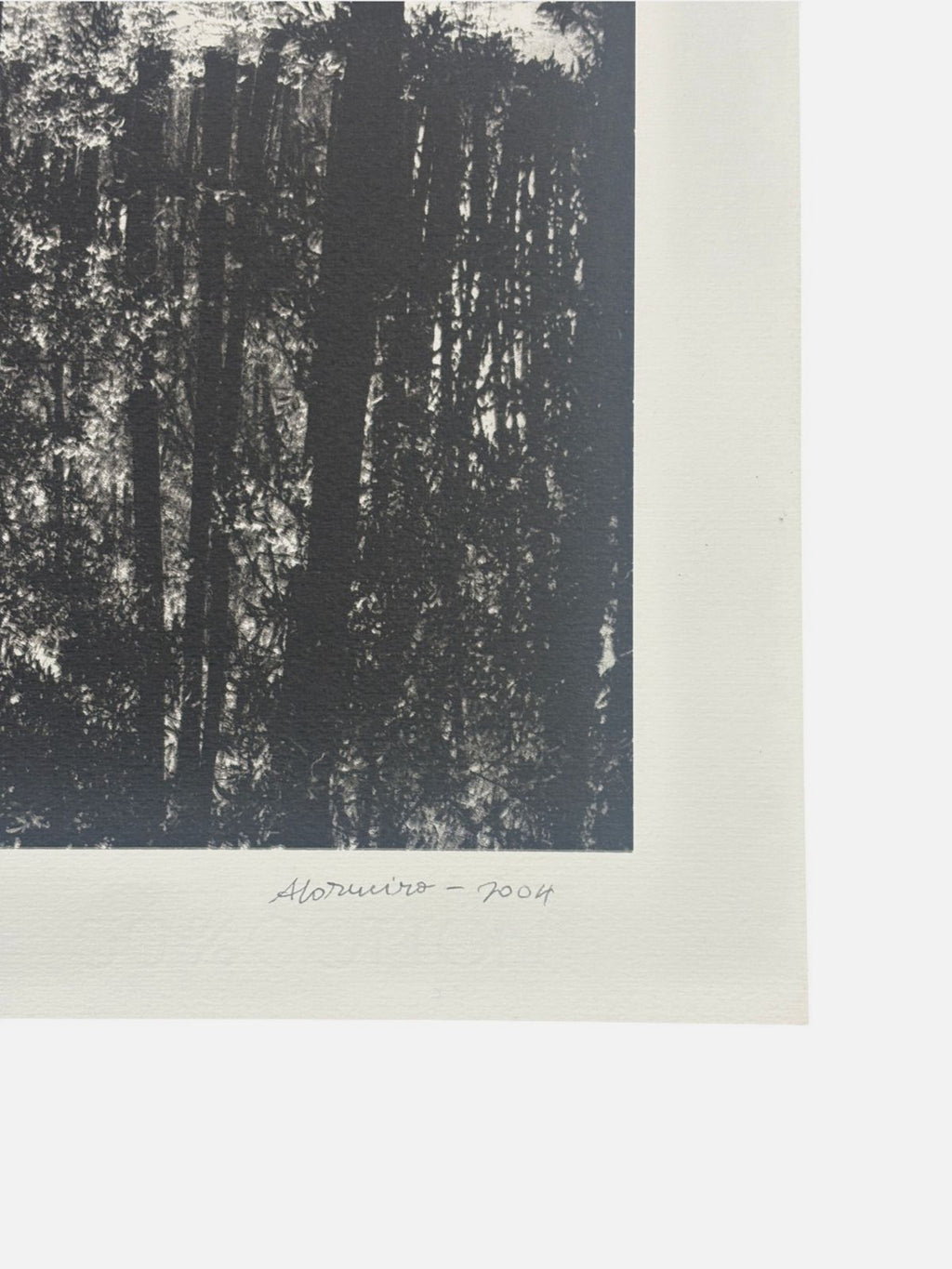 Alberto Carneiro ''Os Caminhos da Floresta'' /99 2004 Limited Signed Art 69Lx81W