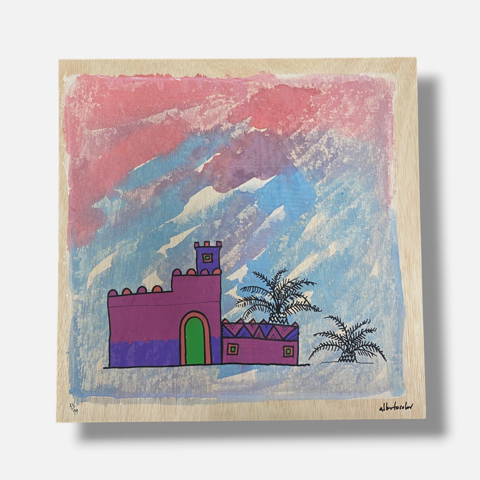 José Alberto López Sánchez "Palacio De Primavera" Fine Wall Art | 20 x 20"