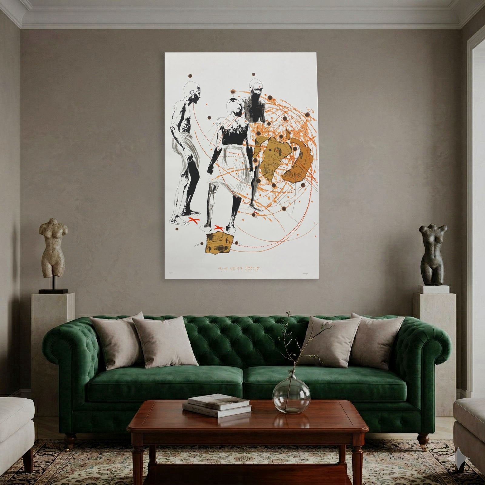 Santiago Rodríguez Olazába Las Dieciseis Tierras Wall Art Print 110 x 72 cm