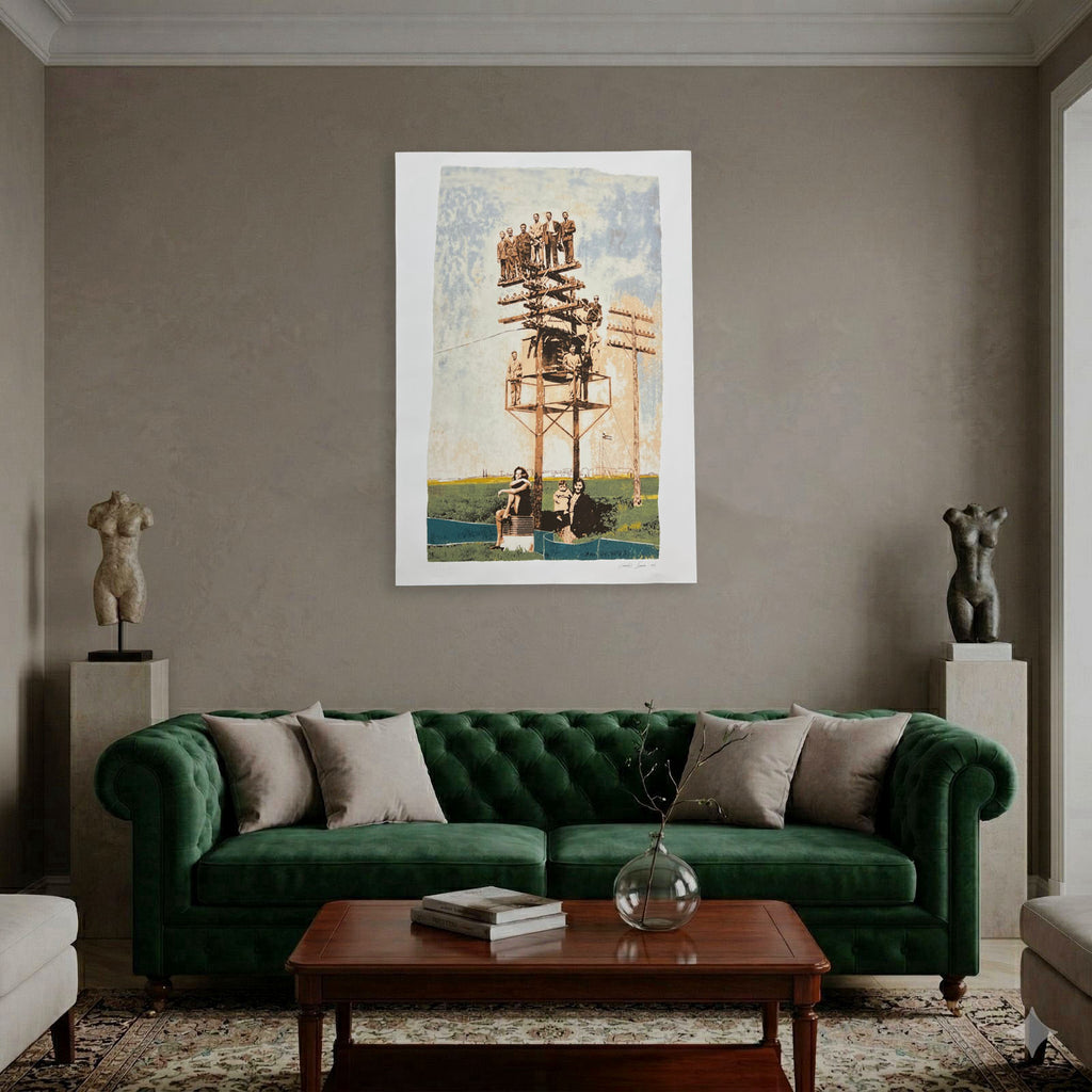 Carlos Sanz Aldea "Las Valientes" 2005 Limited Signed Wall Art | 100 x 70 cm
