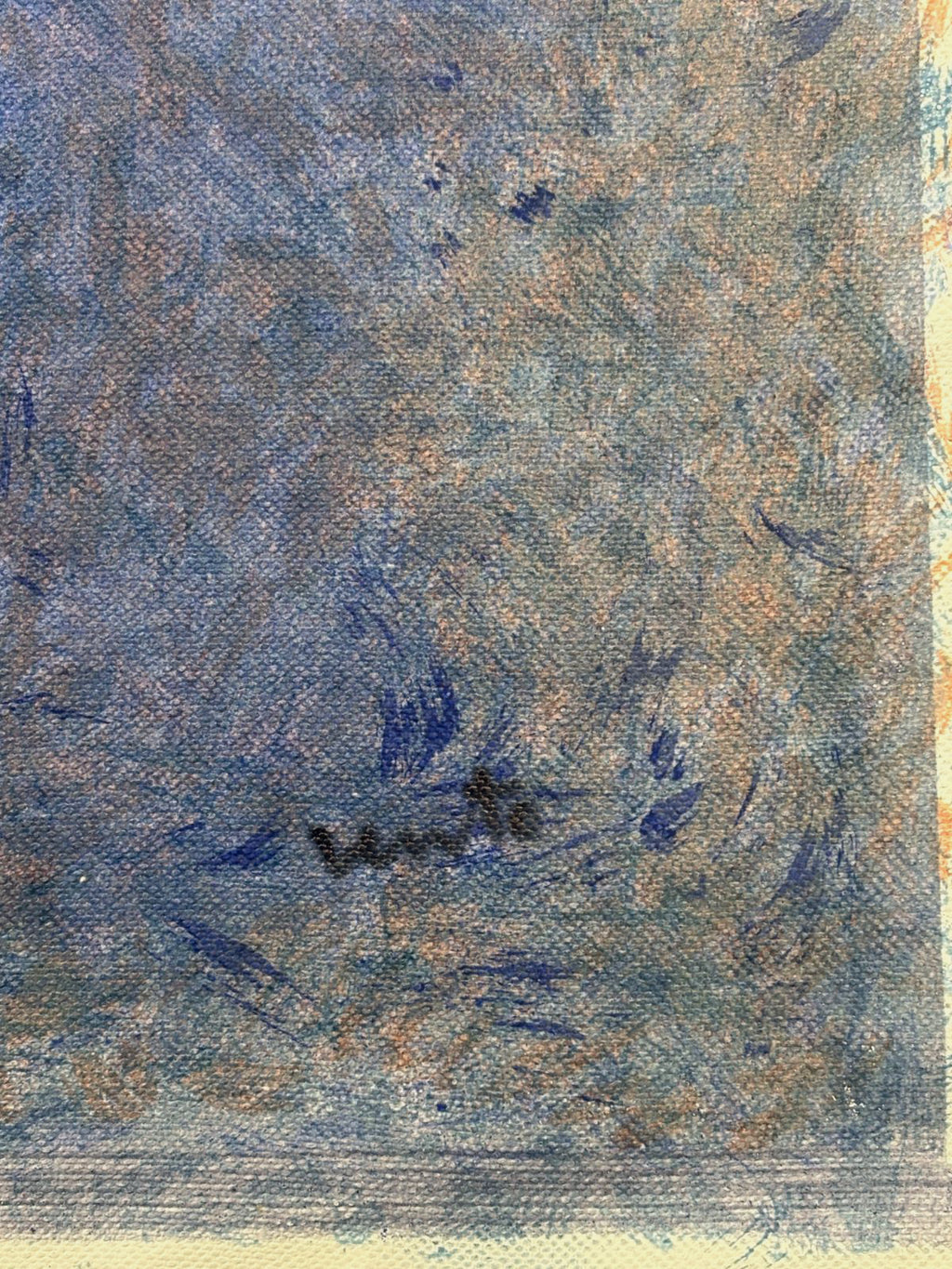 Jose Vento "Del Color II" P.T. 2001, Limited Signed Unframed Fine Wall Art 54x73