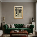 Juan Antonio Galea Barjola "Abstracccion" Framed Limited Signed Fine Wall Art