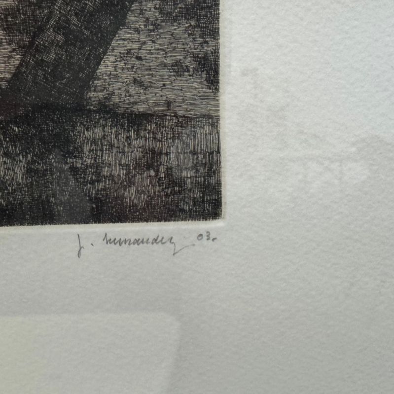 José Hernández "Umbria II" 2003, Framed Limited Signed Wall Art | 50x75 cm,