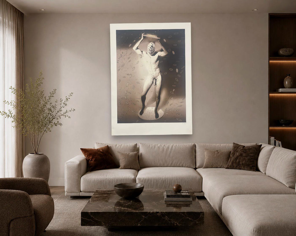 Evru "Arliedru" Spain 2005 Signed Limited Unframed Fine Wall Art 106L x 76W cm