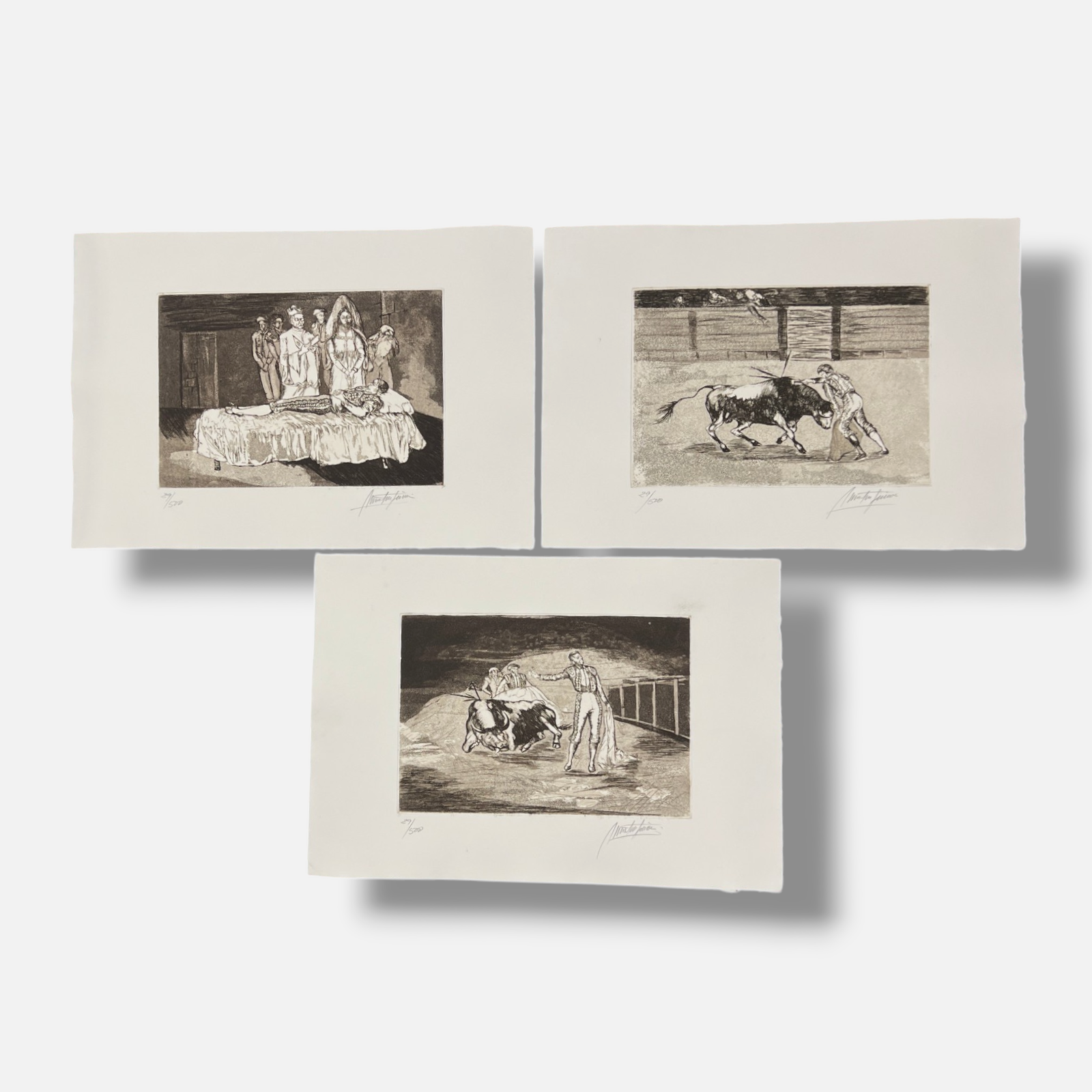 Martín Simón "Simbologias, La Tauromaquria" Limited Signed Wall Art 23-Piece Set