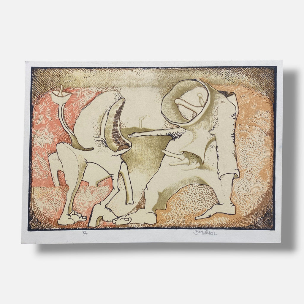 Julio Zachrisson Acebedo "Amarillo" P.A., Fine Art Print | 34 x 24 cm
