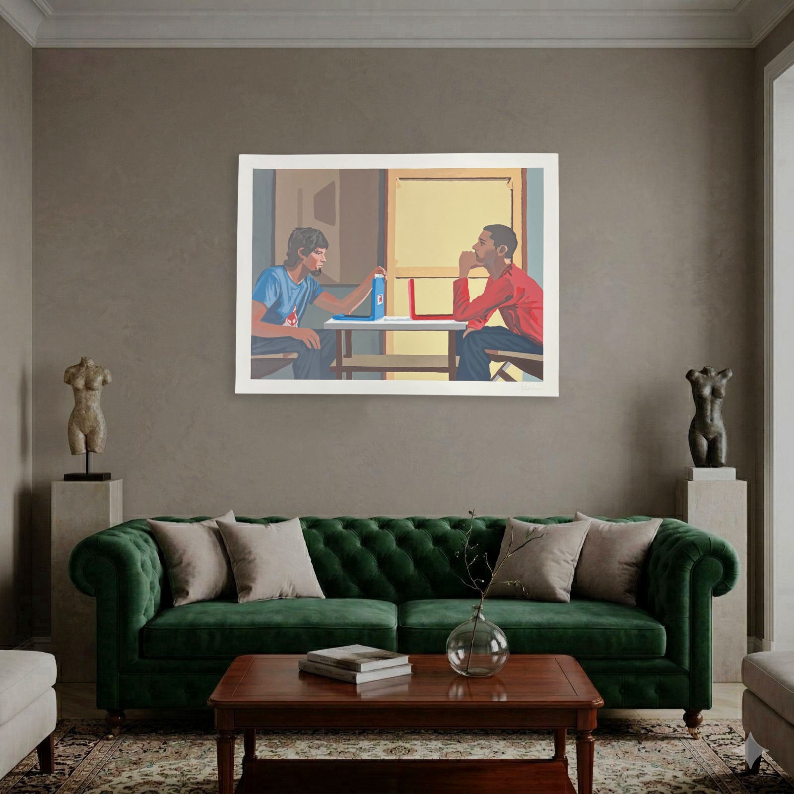 Martín & Sicilia "Jugando Al Ahorcado" 2004 Limited Signed Fine Wall Art Print