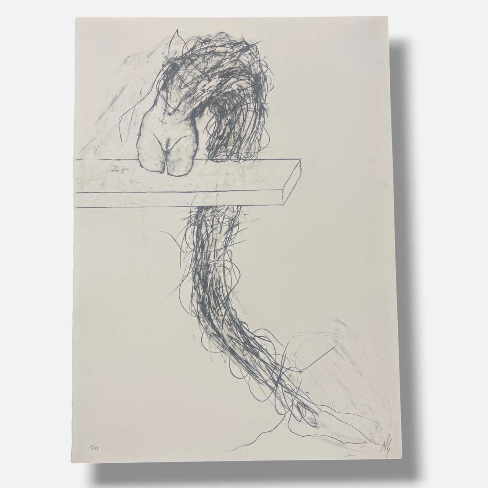 Natalia Granada "Vigilia III" 2005 Signed Limited Unframed Fine Wall Art 76x54cm