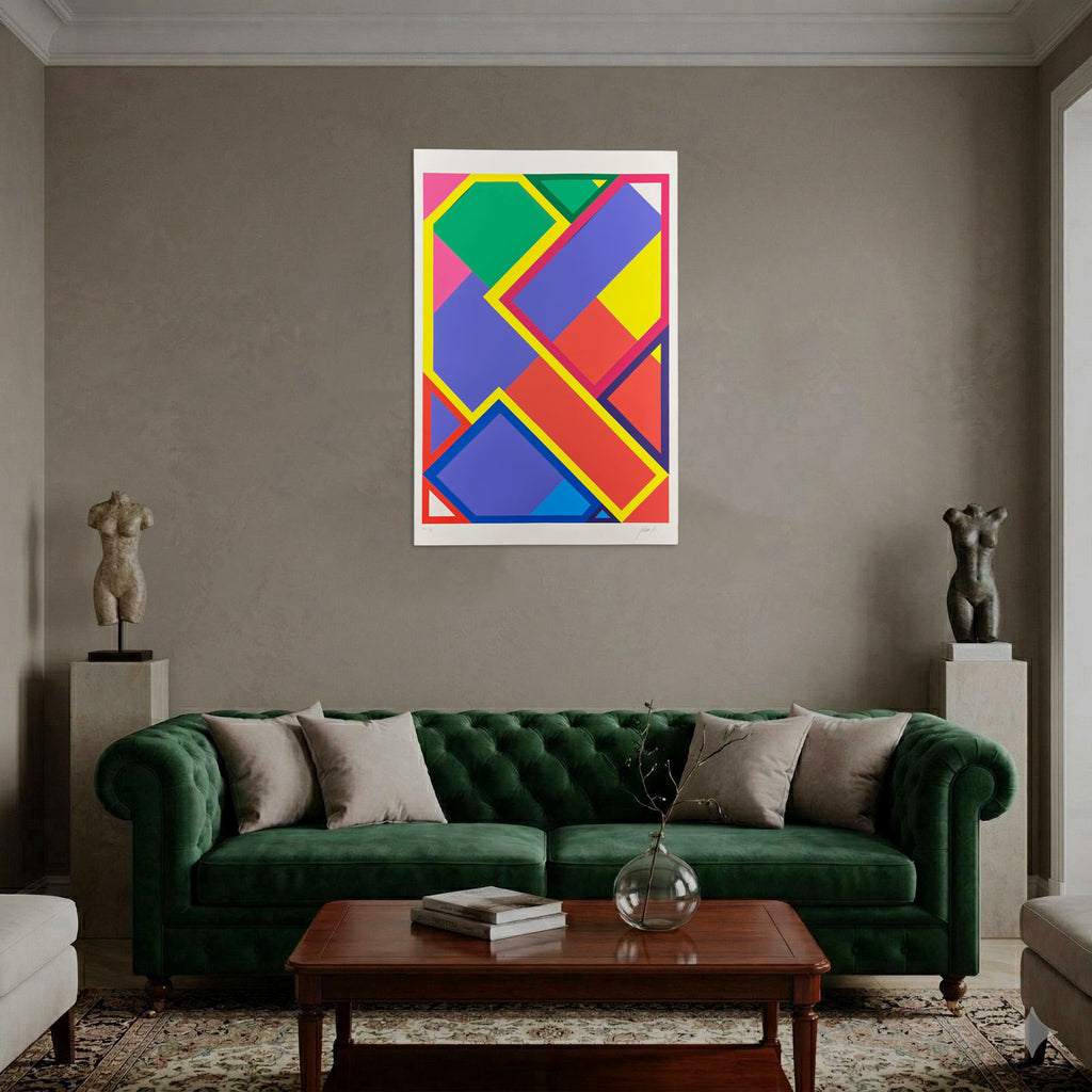 Julián Gil Martínez "Variaciones de raiz cuadrada I" Signed Fine Wall Art Print