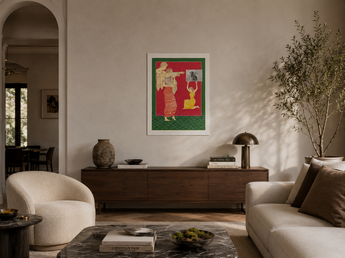 Francesc Artigau i Seguí "Creación del perro" 2002 P.T. Signed Limited Wall Art