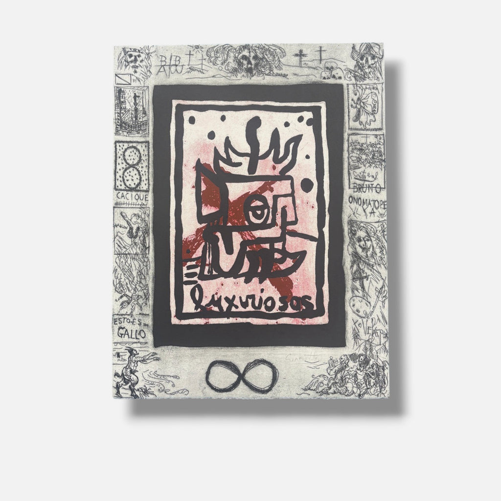 Alberto Gironella "Méjico Mágico I" P.A. Limited Signed Fine Wall Art 64Lx49W cm