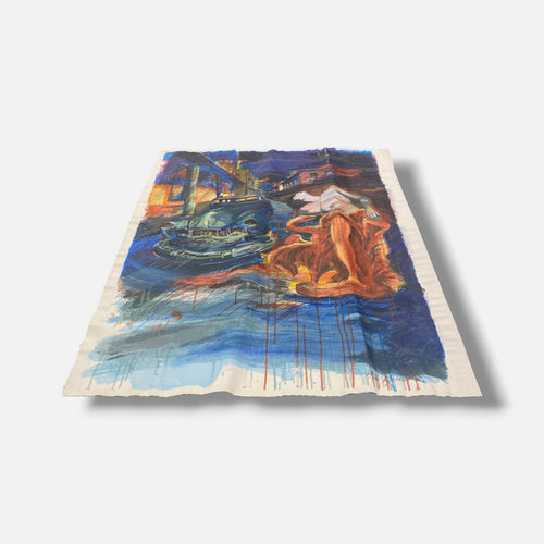 Aldo Menendez "La Marana Y El Prodigio" 2001 Limited Signed Wall Art | 100x73 cm
