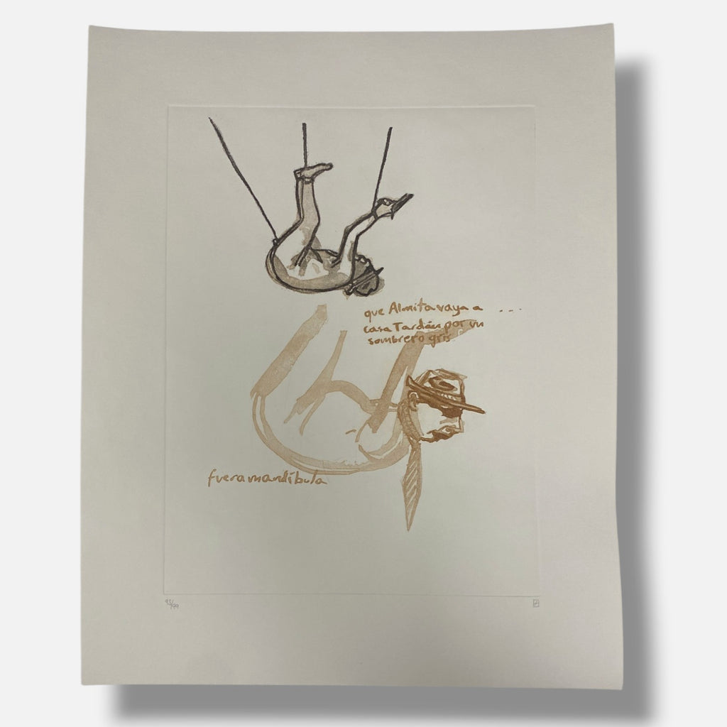Franco Aceves Humana "Dibujos Del Dr. Pirana" 7-Piece Art Print Collection Set
