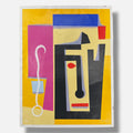 Nelson Villalobo Ferrer "Mascara Sintetica" P.T. 2002 Limited Signed Wall Art