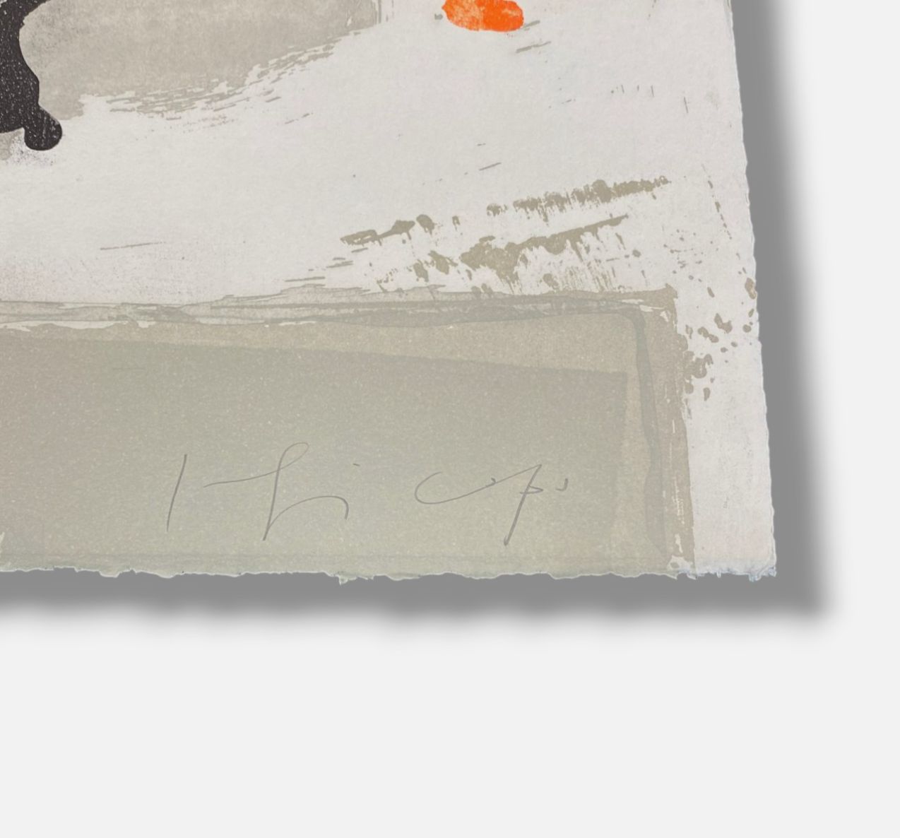 Joaquín Capa Eiriz "Gris-Amarillo" 2004 Limited Signed Fine Wall Art Print