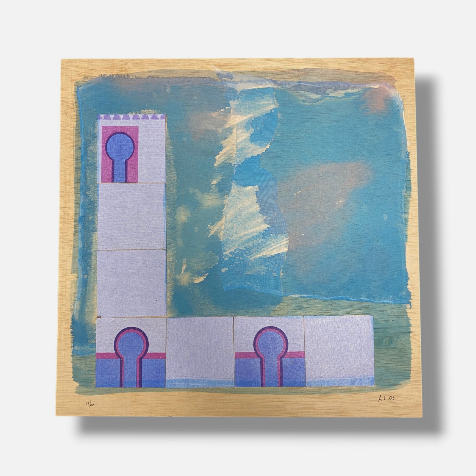 José Alberto López Sánchez "Palacio De Invierno" Fine Wall Art | 20" x 20" in