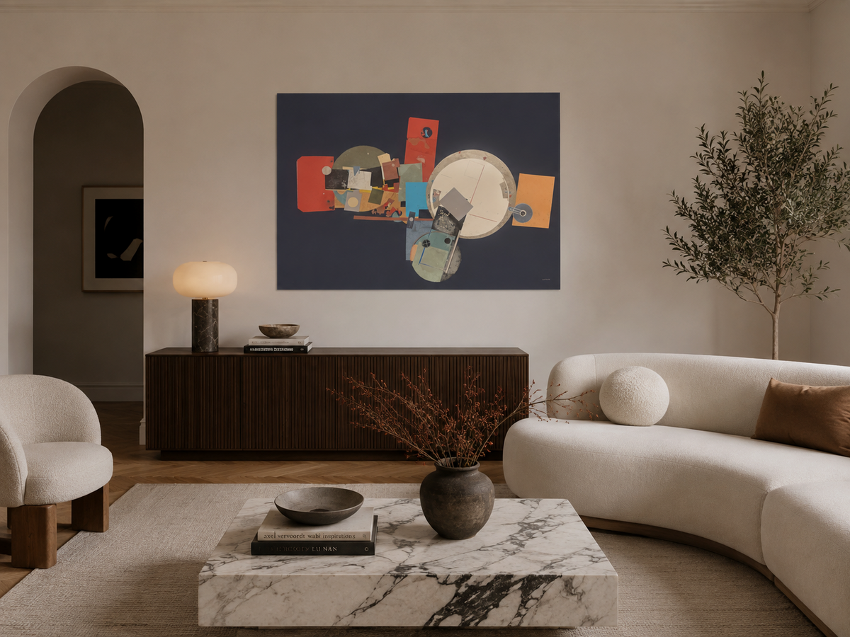 Antonio Lorenzo Carrión "Sensor no 5" /99 2003 Limited Signed Wall Art, 70Lx100W