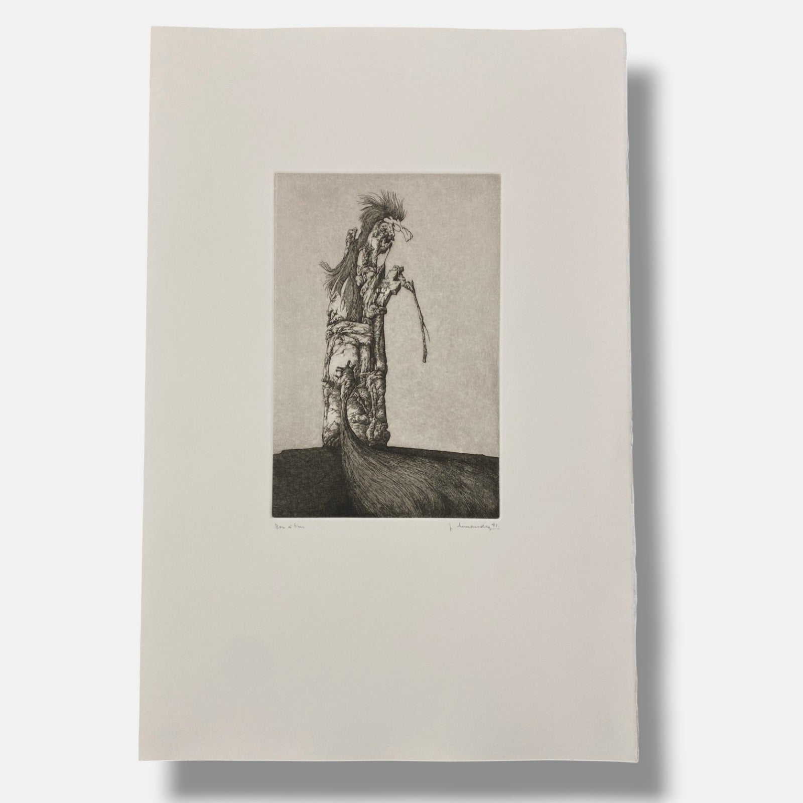 Jose Hernandez Muñoz "Une Saison En Enfer" Poem & Art Print Set, 50 x 32 cm