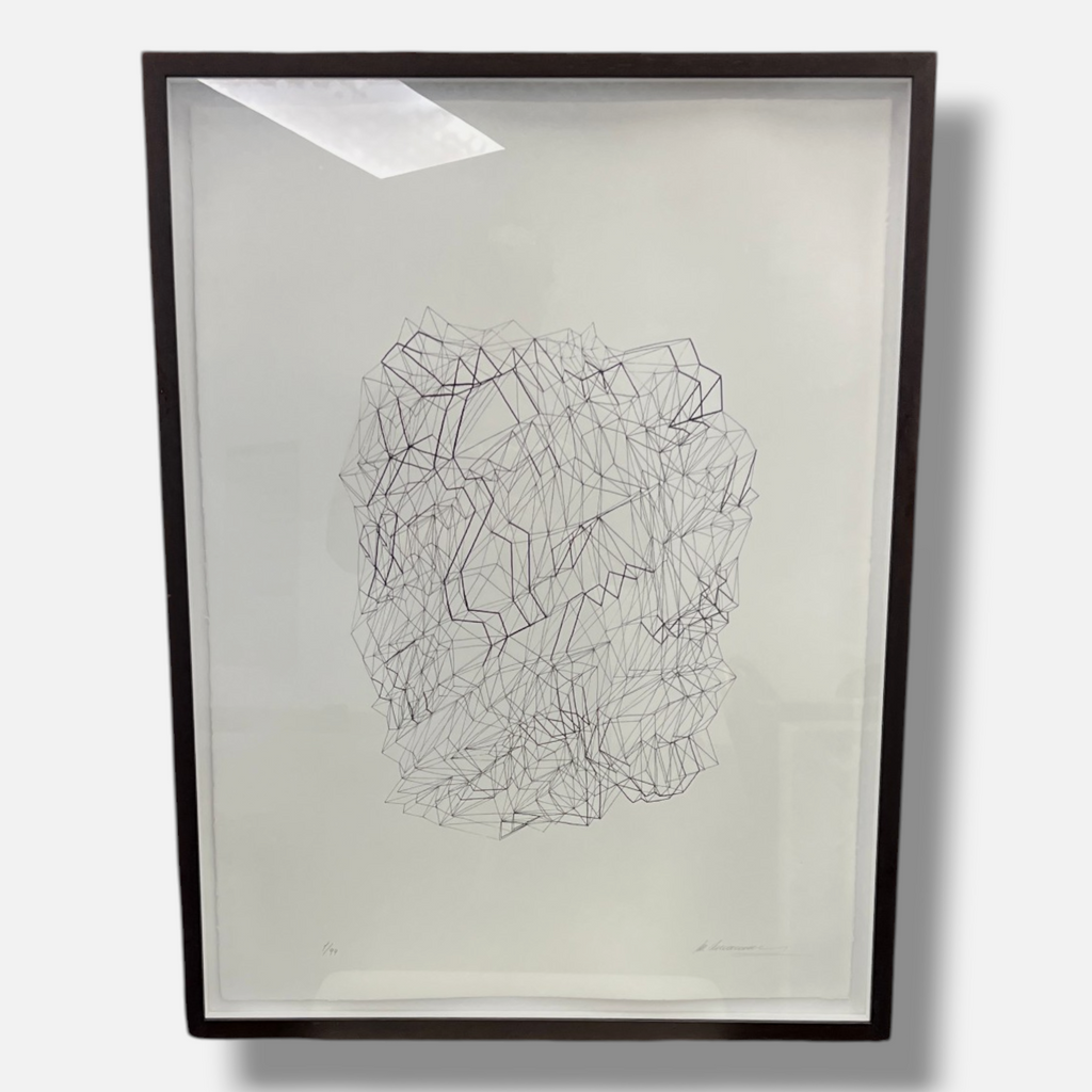 Tamara Zaitseva "Estructura Inversa I",2004 Limited Signed Fine Framed Wall Art