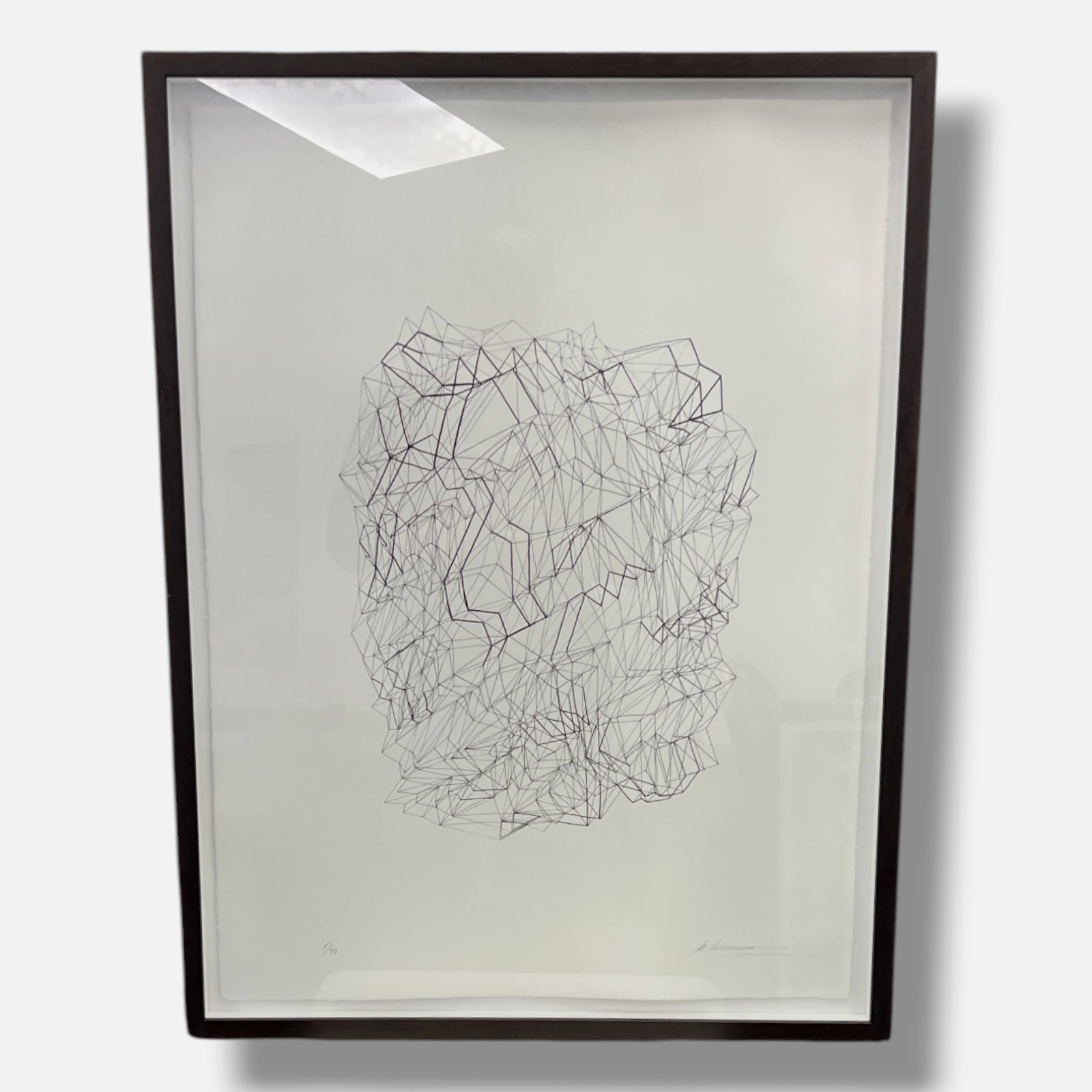 Tamara Zaitseva "Estructura Inversa I",2004 Limited Signed Fine Framed Wall Art
