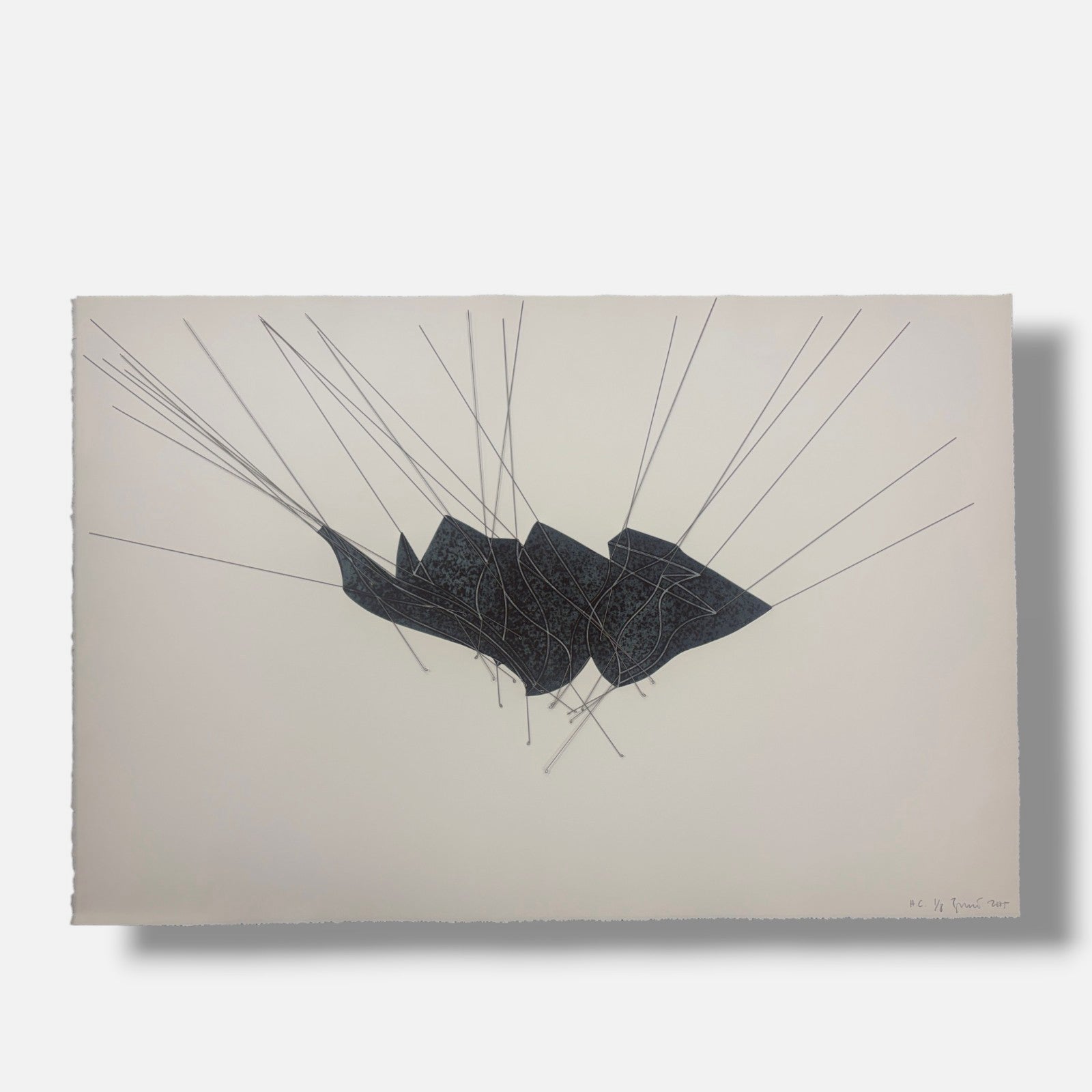 Blanca Muñoz Gonzalo "Divergente" H.C. 2005 Limited Signed Fine Wall Art 60Lx90W
