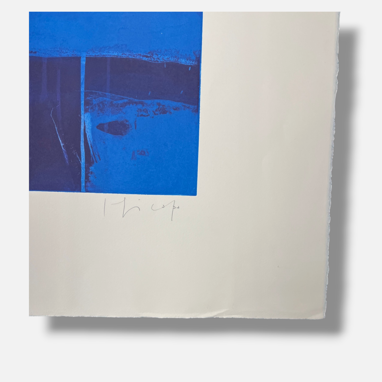 Joaquín Capa Eiriz "Reflejo Azul" 2000 Limited Signed Fine Wall Art Print