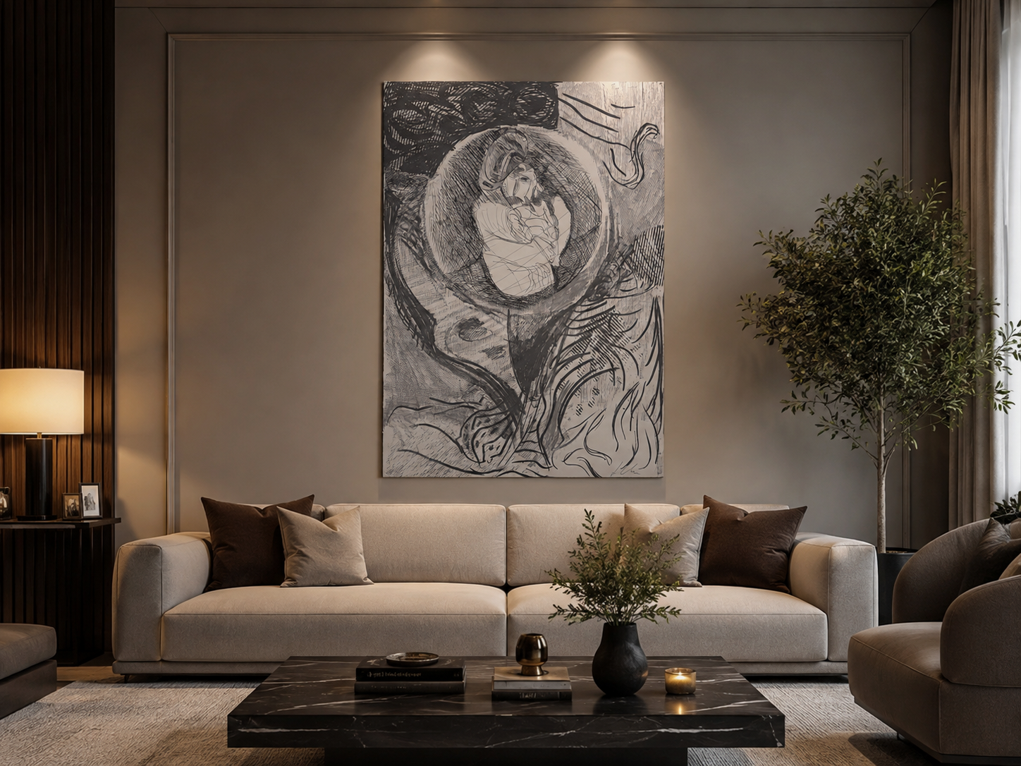 Sandro Chia "B2" 1991 Unframed Limited Signed Fine Wall Art Print, 99L x 69W cm