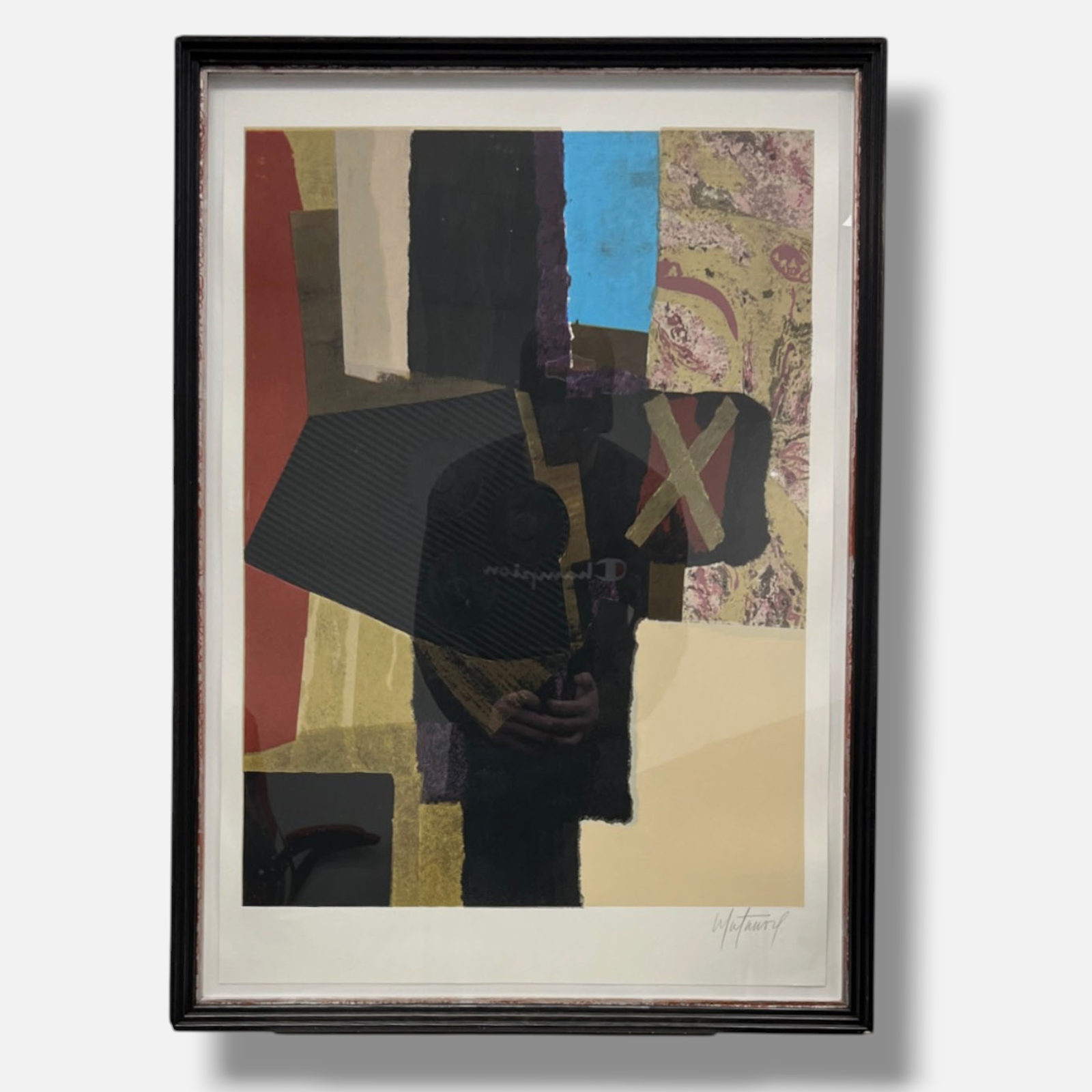 Osvaldo Matamoro "S/T I", 2004 Limited Signed Fine Framed Wall Art