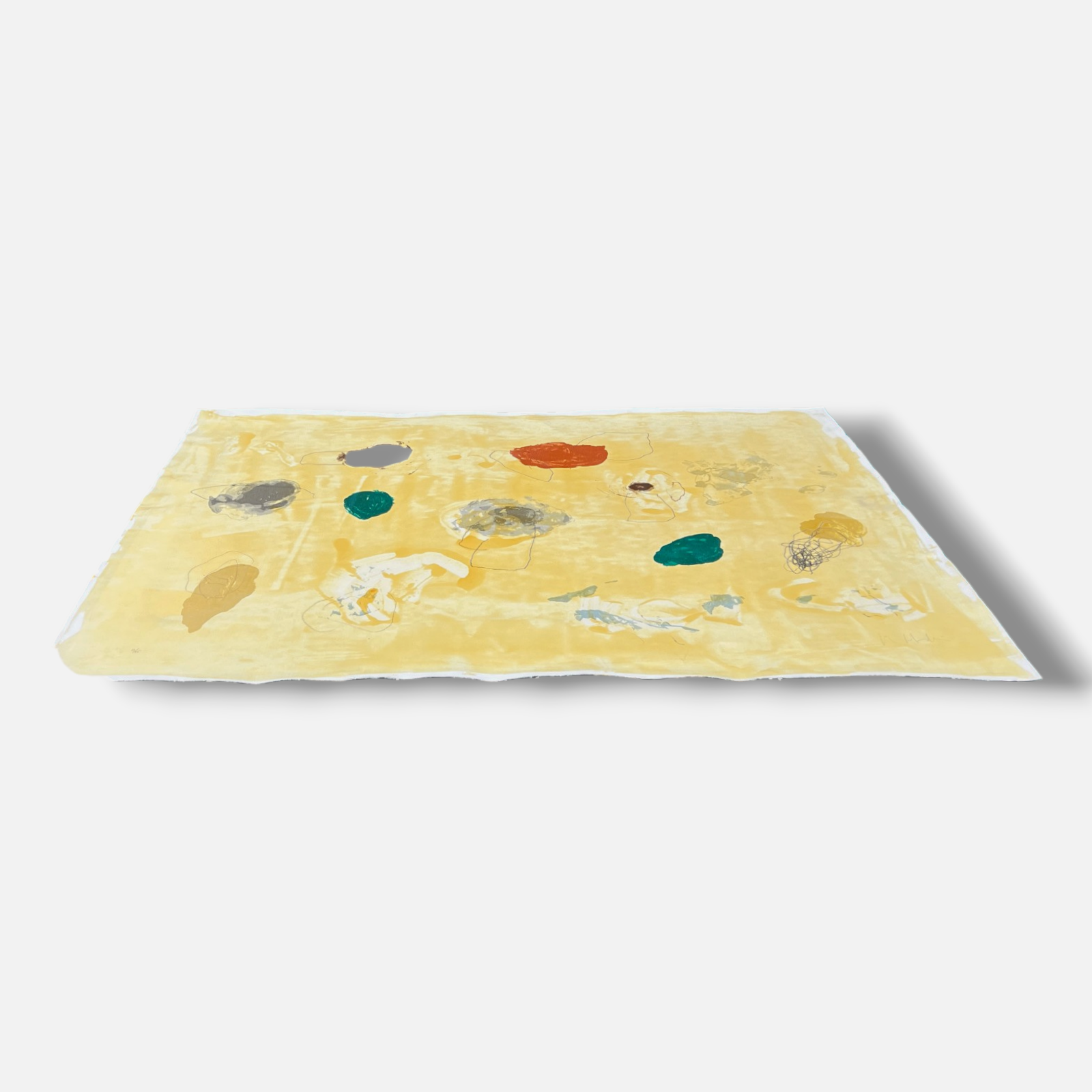 Fernando Sánchez Calderón "Bodegon con Colores y Futas" Limited Signed Wall Art
