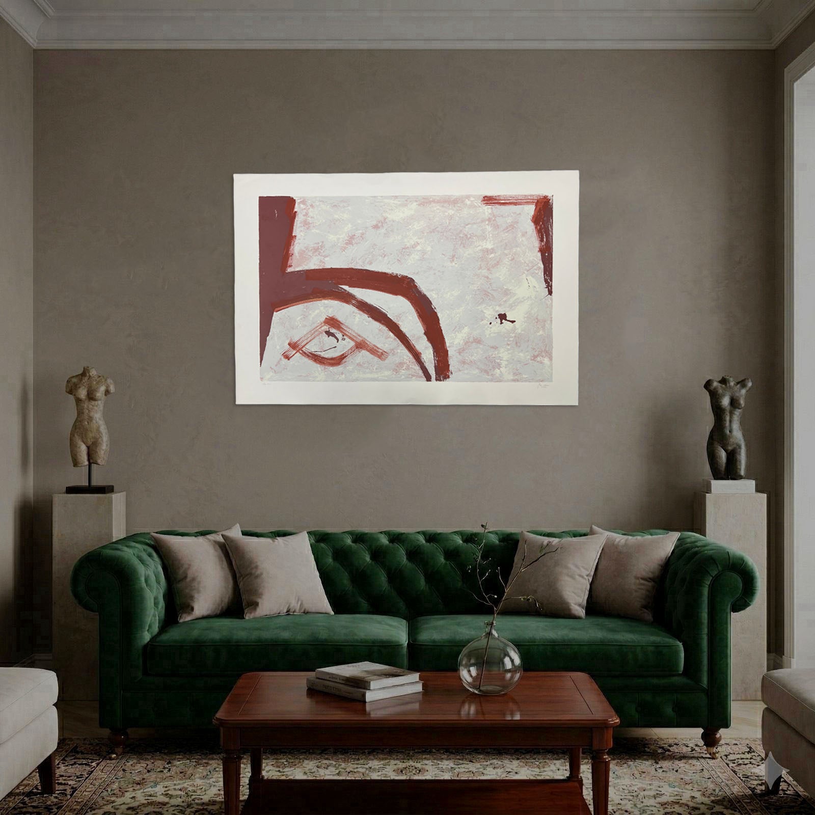 Manuel López-Cano "Aerovia II" E.U. 2005 Limited Signed Fine Wall Art Print